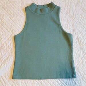 a new day Sleeveless Teal Tank Top